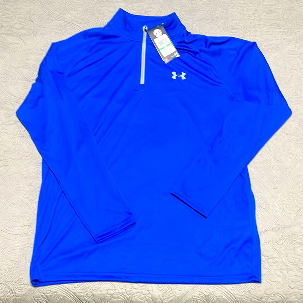Men’s large Under Armour long sleeve (light) with zip up